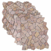 Piastrelle Mosaico Rosso 30 x 30 cm Marmo 42033529
