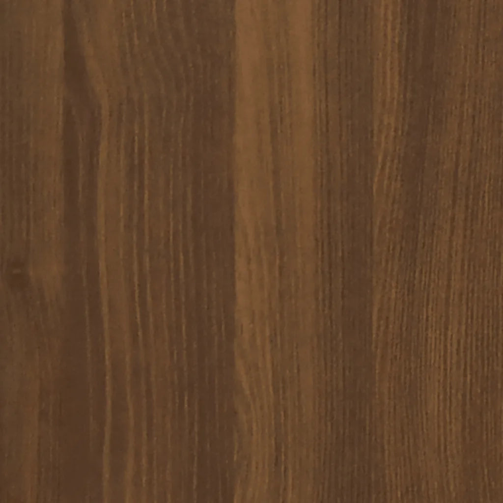 Comodino a Muro Rovere Marrone 50x36x25 cm 816854