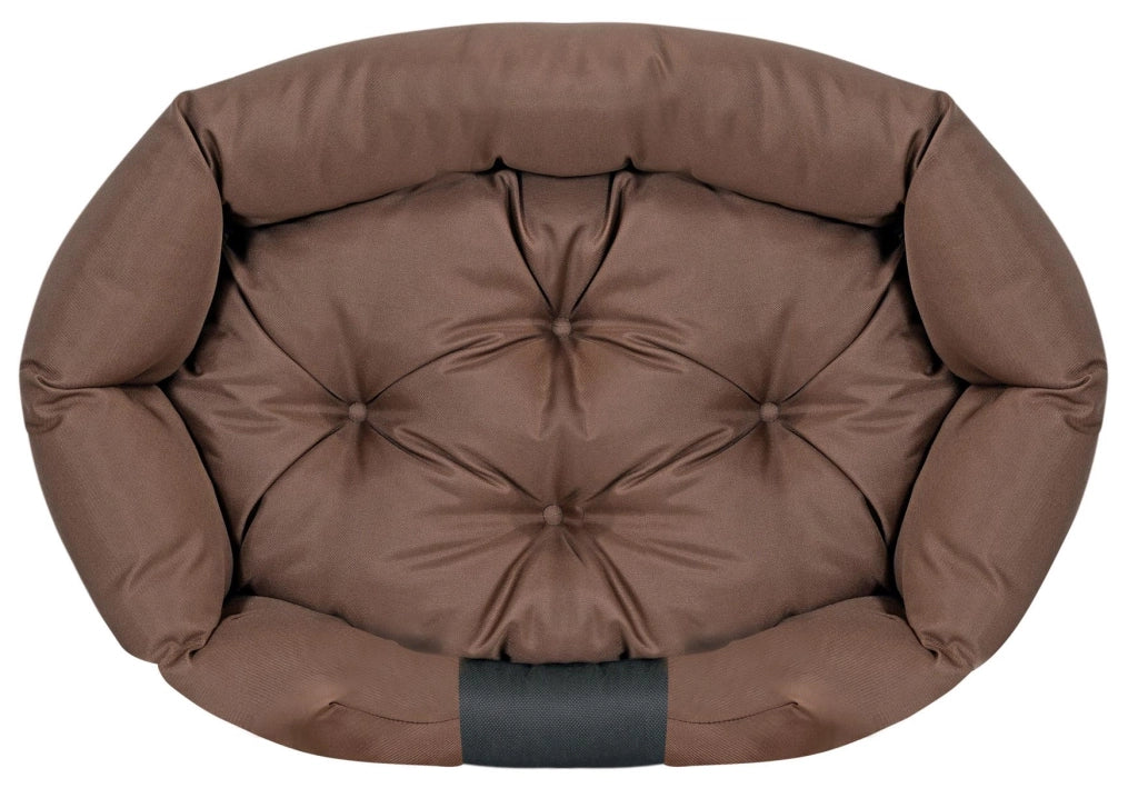 AIO FACTORY S Letto per cani 75x50 cm personalizzabile impermeabile marrone