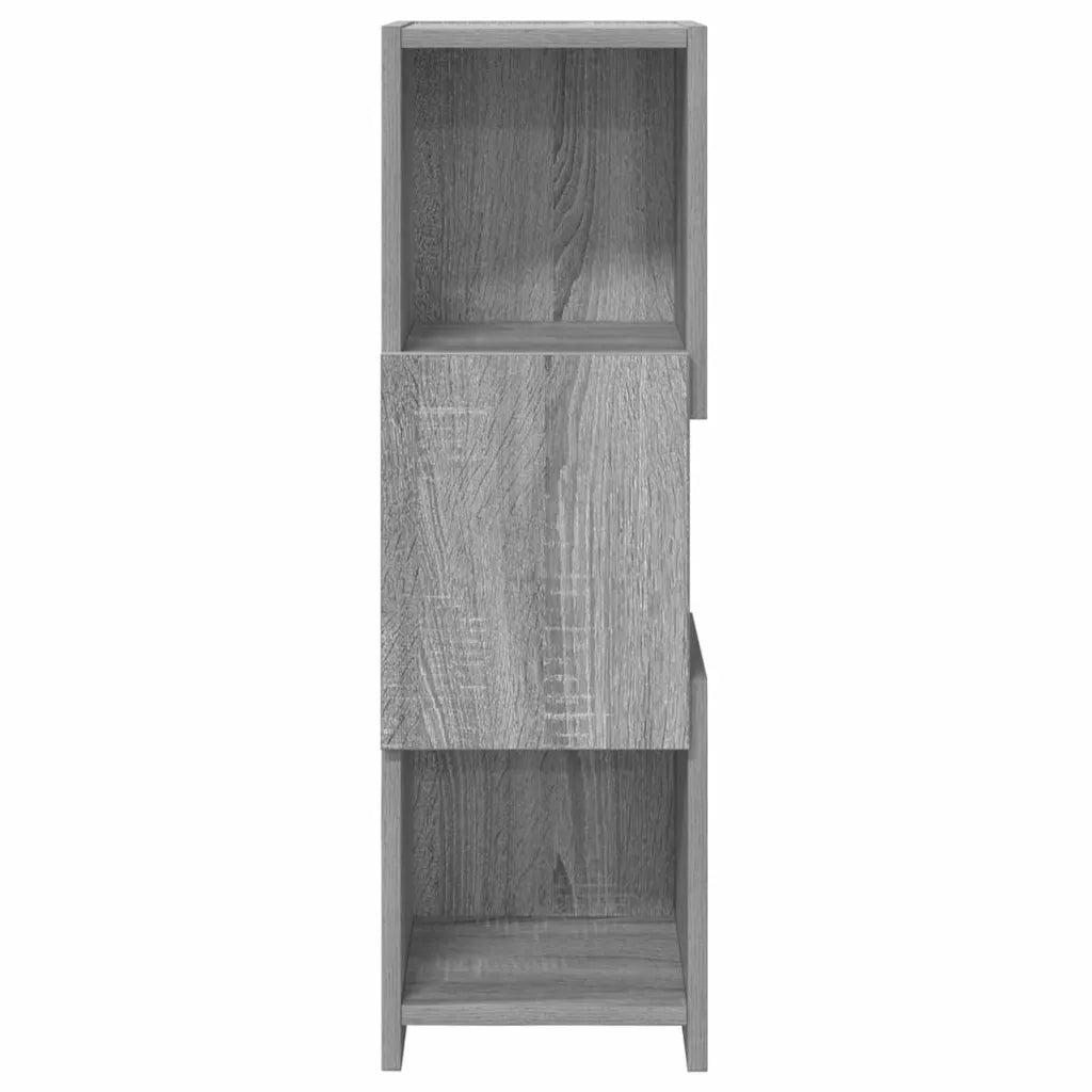 Mobile angolare 25,5x25x80cm Legno ingegnerizzato Grigio Sonoma 889818