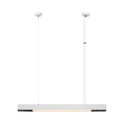 Lampada sospensione bianca lineare 80cm LED 32W CCT