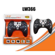 Trade Shop - Controller Gamepad Bluetooth 5 In 1 Joypad Per Ps3 Xbox 360 Switch Android Lw366 -