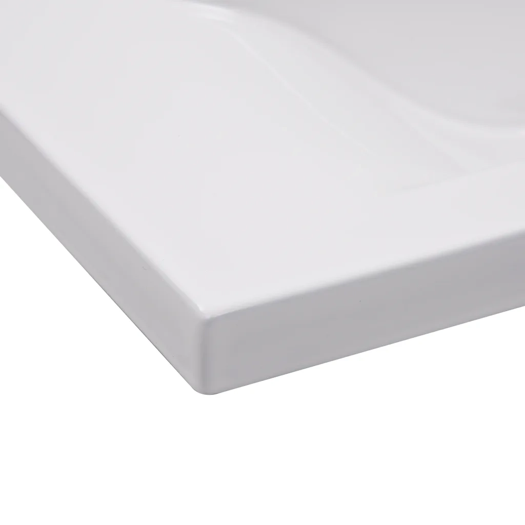 Lavabo da Incasso 81x39,5x18,5 cm in Ceramica Bianco CFW4350072
