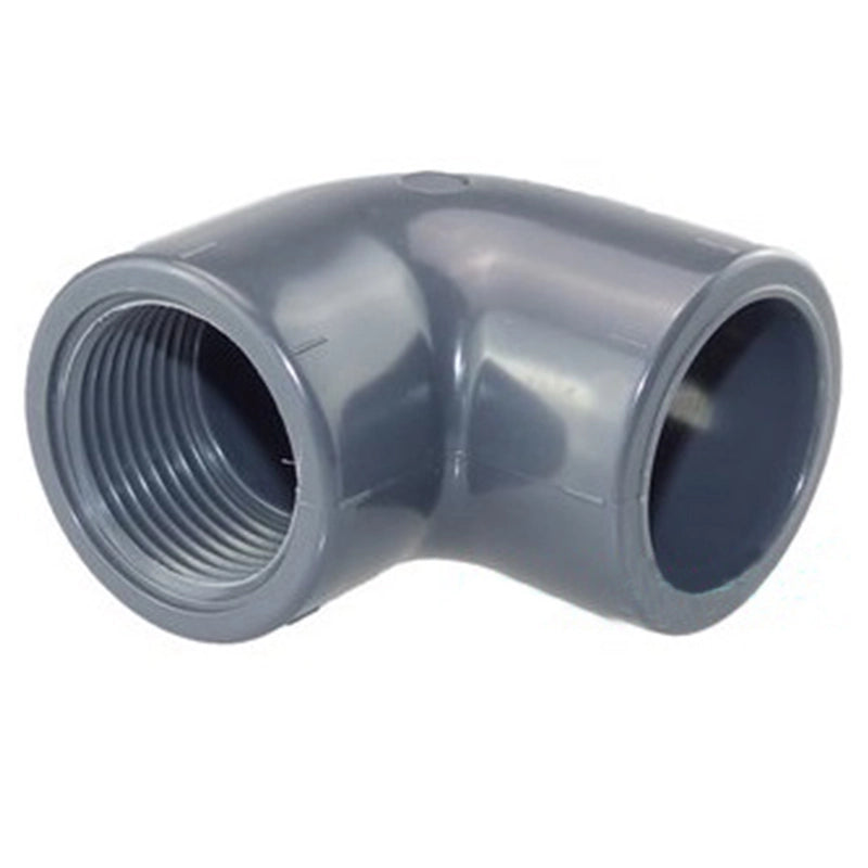 PVC Gomito 90° Filetto Femmina 1" - Ø32