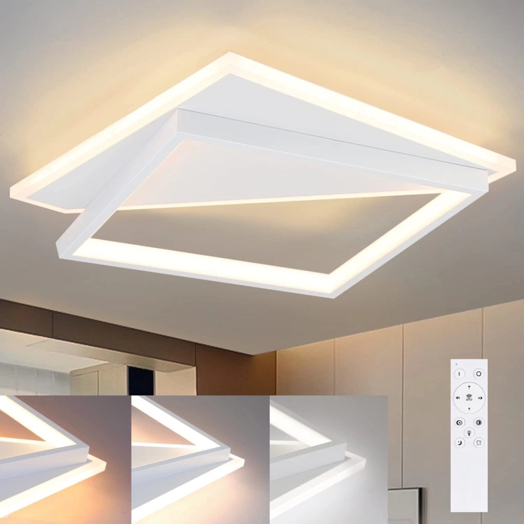 ZMH Lampada da soffitto a LED con telecomando e cambio colore