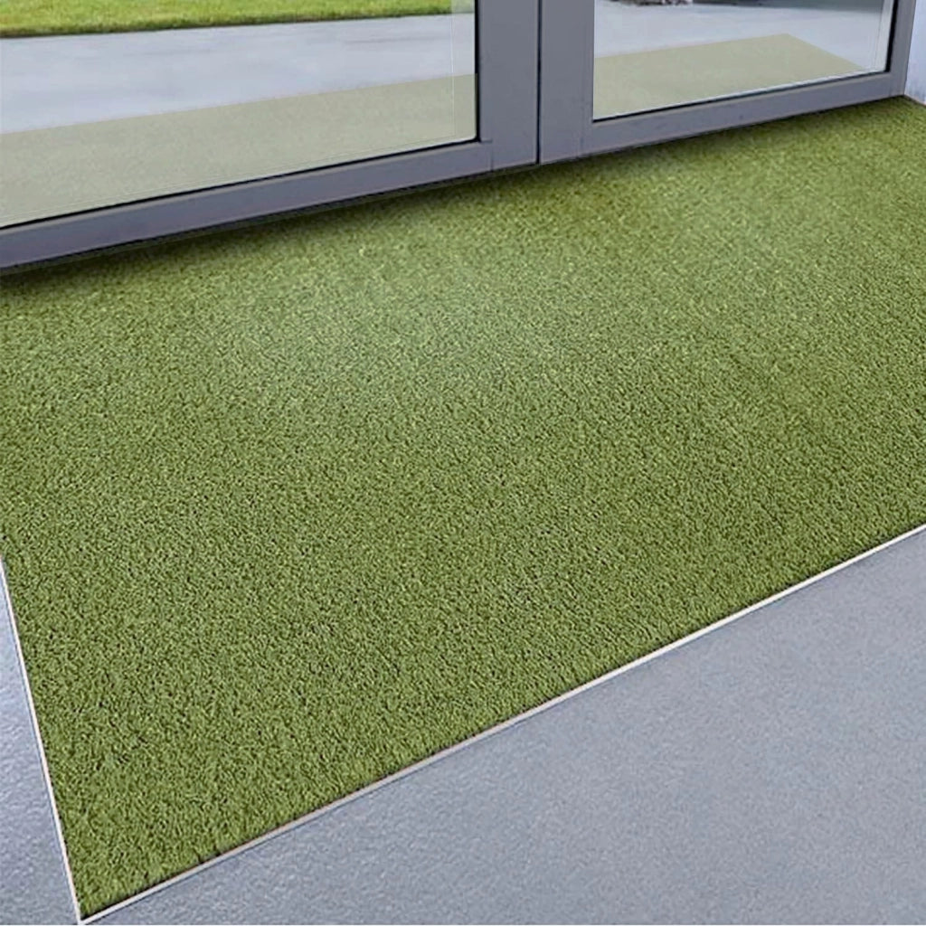 Zerbino Cocco Naturale Colorato Antiscivolo Su Misura Tappeto Ingresso Entrata 40x100 cm Verde