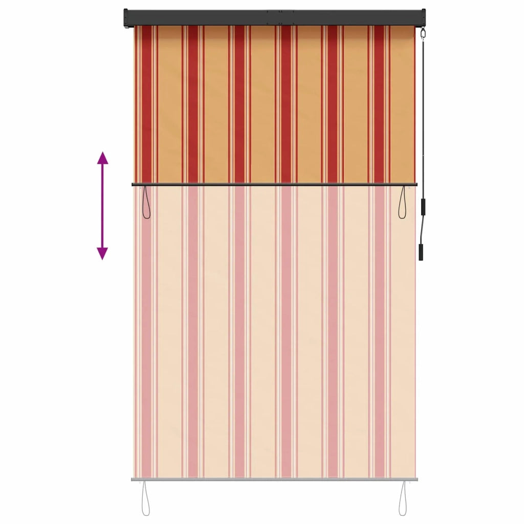 Tenda a rullo Multicolore 140 x 250 cm Tessuto e Alluminio 42037191