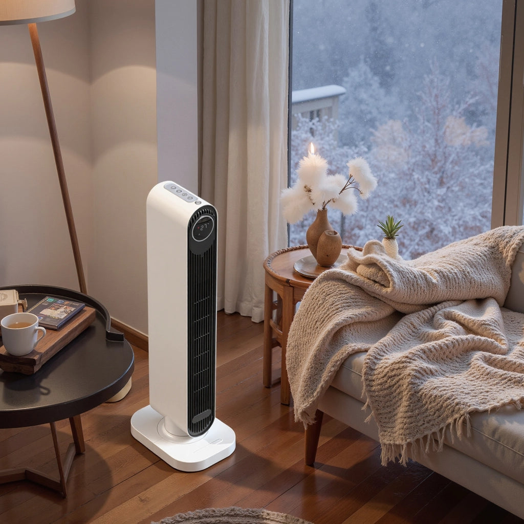 Termoventilatore con Telecomando ¨C Xylo ¨C 2000W, Oscillazione, Timer, Bianco