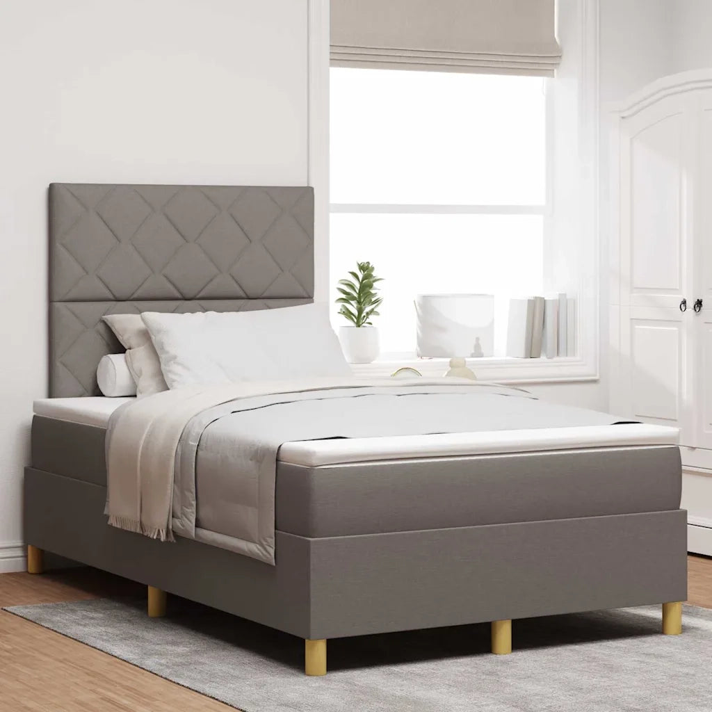 Letto a Sorgente LED con materasso Talpa 120 x 190 cm Tessuto 3343163
