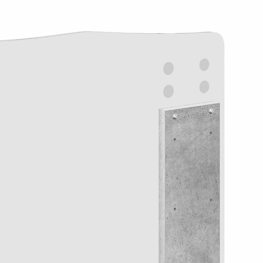 Testiera Grigio cemento Legno ingegnerizzato 887982