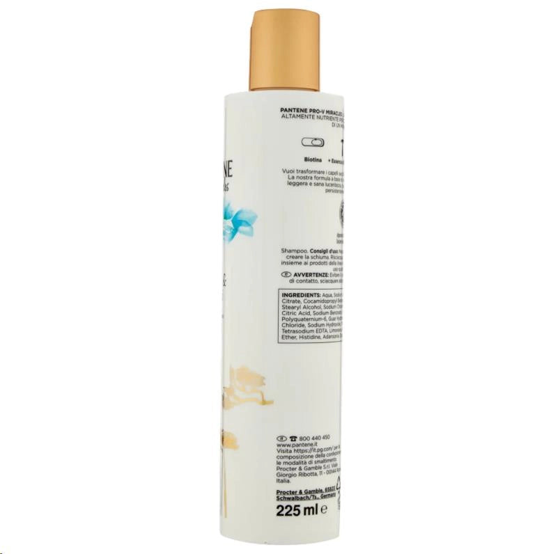 PANTENE PRO-V MIRACLES IDRATATI & LUCENTI CON BIOTINA+ESSENZA DI BAOBAB SHAMPOO DISSETANTE 225 ML