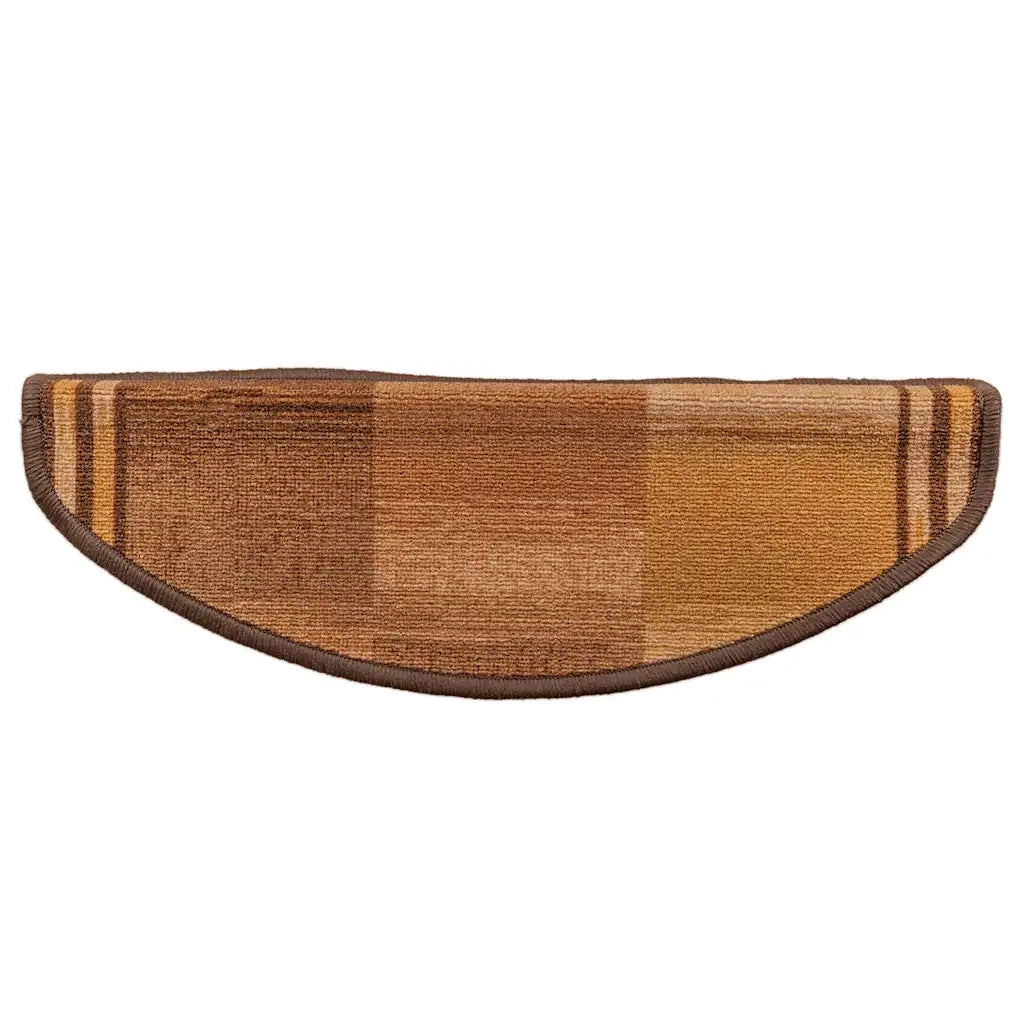 Tappetini per Scale Autoadesivi 10pz 65x21x4 cm Marroni 149837