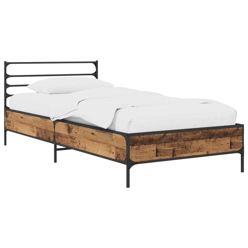 Struttura del letto-Giroletto Legno antico 80 x 200 cm 680378