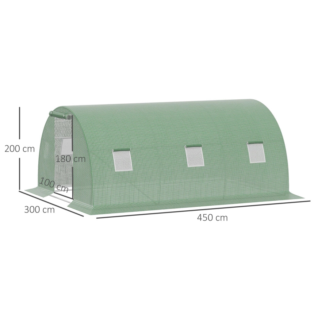 Serra Tunnel Giardino Esterno ¨C Minimal ¨C Verde 4.5x3x2m