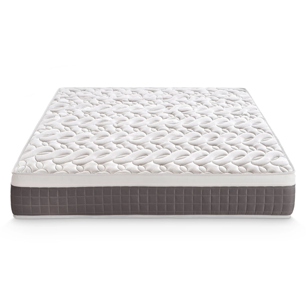 Materasso Piazza e Mezza 140x200 molle indipendenti e memory foam, altezza 25 cm, a zone di supporto differenziato, SFODERABILE, SKY