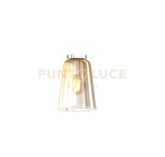PLAFONIERA CROMO 1 LUCE AMBRA 1164CR-PL1-AM