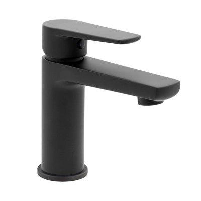 Set miscelatori lavabo bidet e vasca con doccino nero opaco  Erika