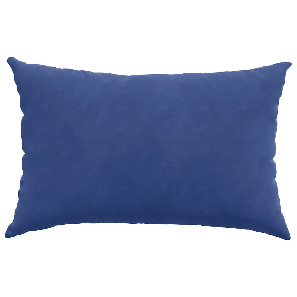 Cuscini da Divano 2 pz-Set di 2 Cuscini per Sofa Blu Polizia 60 x 40 cm Tessuto in Cords