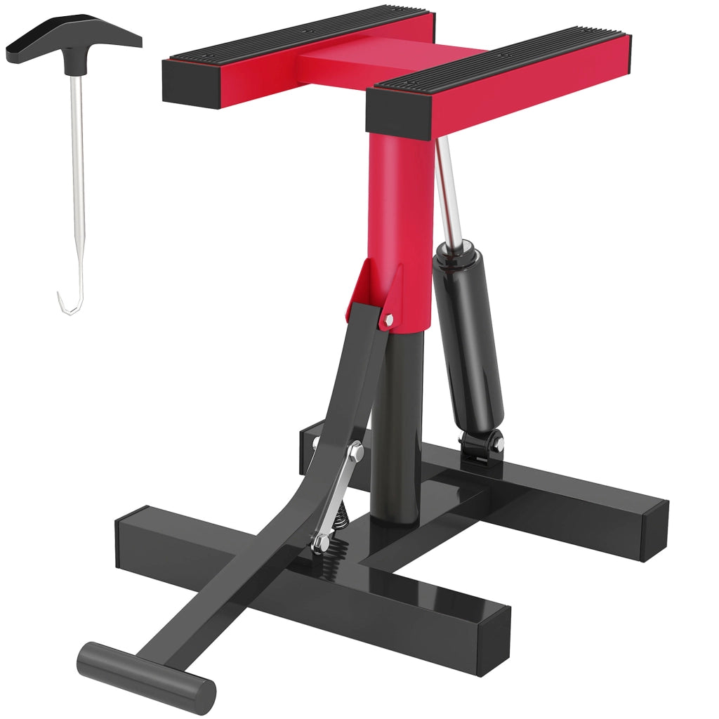 Cavalletto Alzamoto in Acciaio ¨C Minimal ¨C Rosso, Antiscivolo, Regolabile