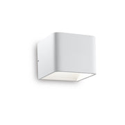 Applique Moderna Click Metallo Bianco Led 5,5W 3000K Luce Calda