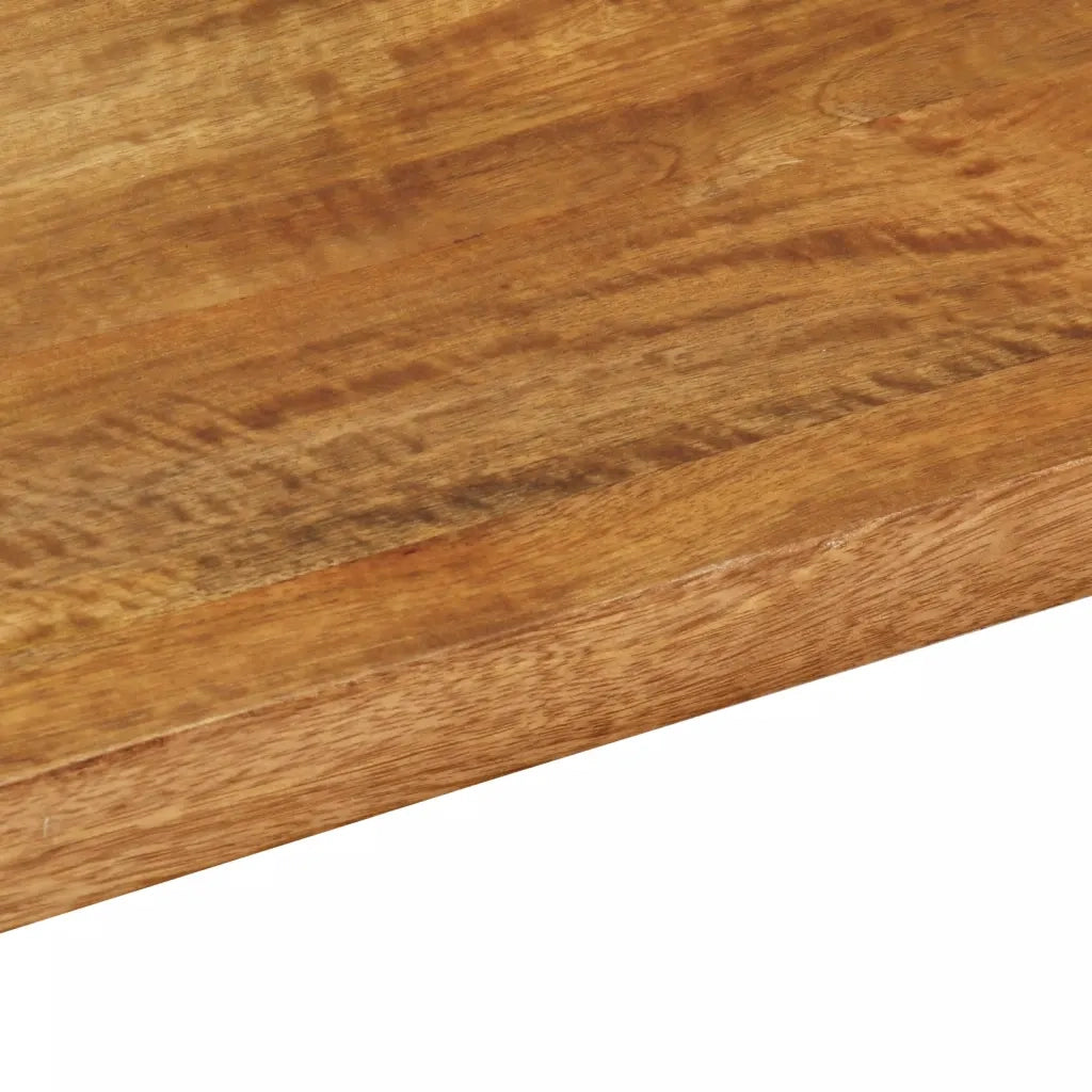 Piano per Tavolo 100x40x2,5cm Rettangolare Legno Massello Mango 371580