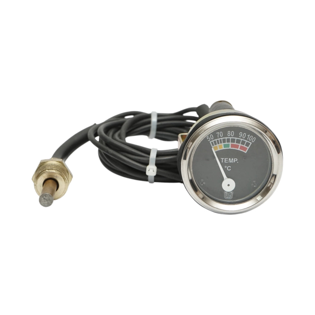 Indicatore meccanico della temperatura dell'acqua con sonda per Massey Ferguson, Landini 9500, codice OEM 1822732M91, 1822732M92, 1822732M93