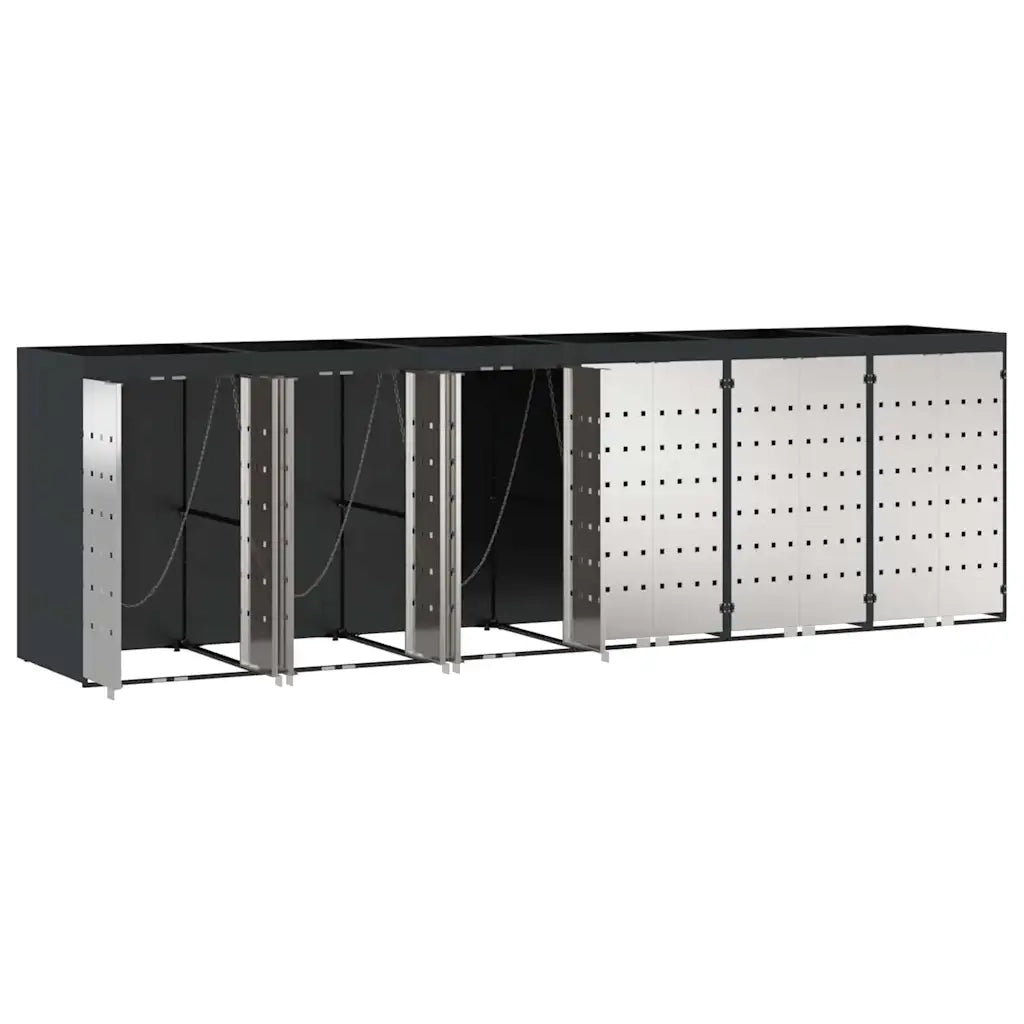 Contenitore per Rifiuti per 3 Bidoni 340 x 77.5 x 115.5 cm 3394787