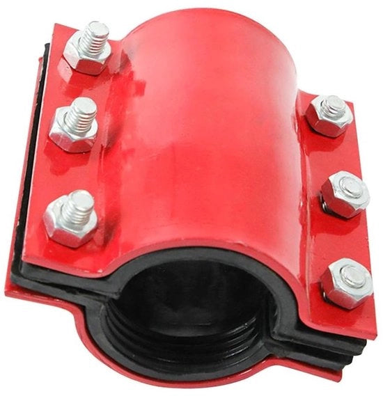 Fermo per condotte idriche - Fermo robusto in acciaio - Installazione rapida - Adatto per tubi PVC/rame/acciaio - Fermo per perdite - Diametro esterno 20 mm - Tubo di condotta
