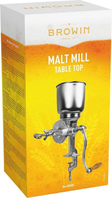 Molitore manuale per birra e pane, capacità 1 kg, velocità regolabile
