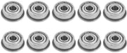 Set di cuscinetti a sfera 10 pezzi - Universale F624ZZ - Dimensioni 4 * 13 * 5mm - Qualità professionale - Per progetti hobby - Materiali di alta qualità - Cuscinetto a sfera miniaturizzato