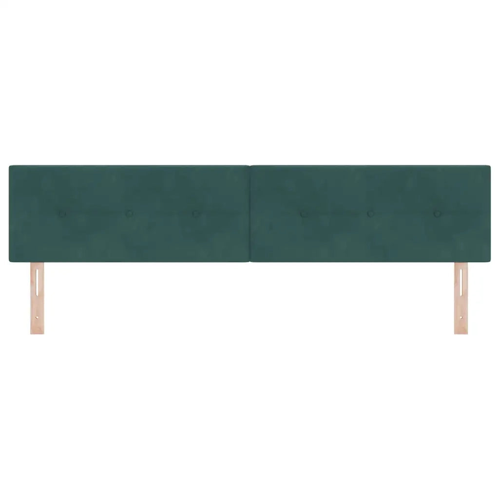 Testiera LED con strisce LED Verde 200 cm Velluto 3338171