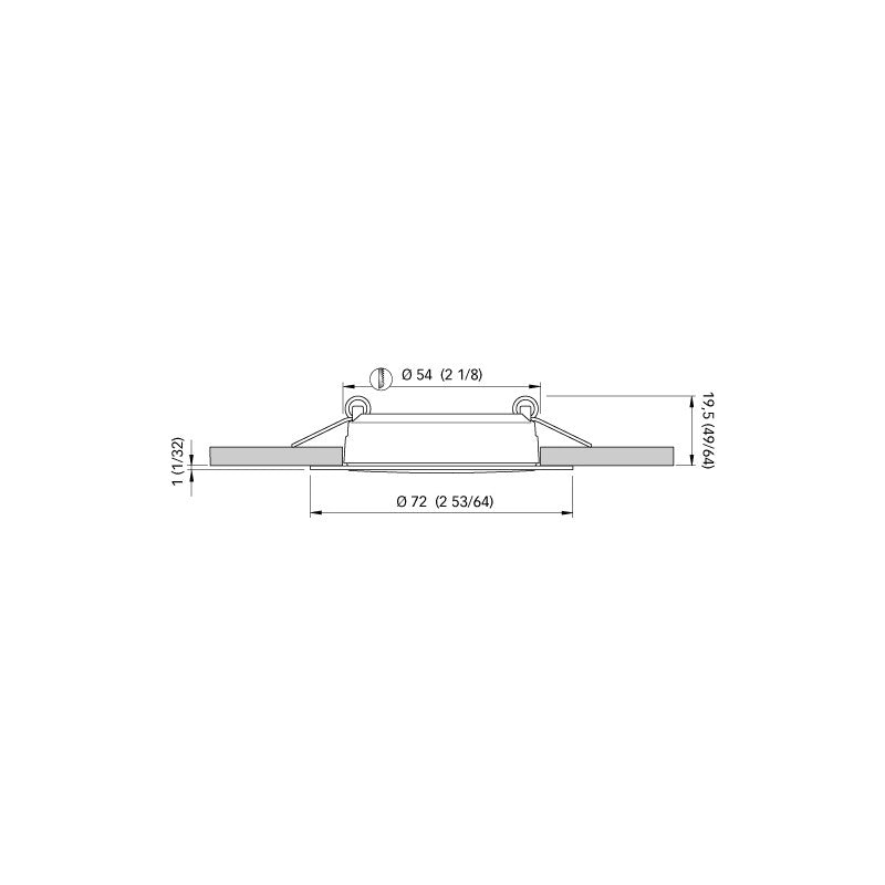 FARETTO AD INCASSO TODD BIANCO TODD RECESSED SPOTLIGHT
