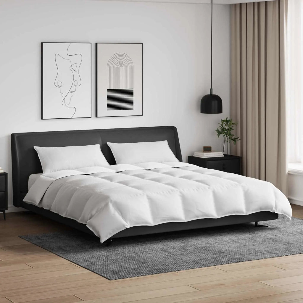 Set di Piumoni con cuscino 3 pcs Bianco Piuma d'anatra 3376980