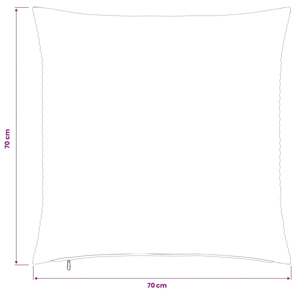 Federa 2 pcs HEERLEN Blu navy 70 x 70 cm corduroy 913273