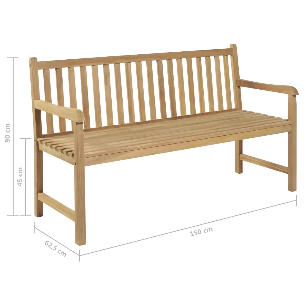 Panca da Giardino 150 cm in Teak 43247