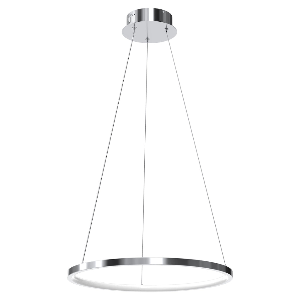 Lampada a sospensione LED HOOP Ø50 cromo 27W 4000K