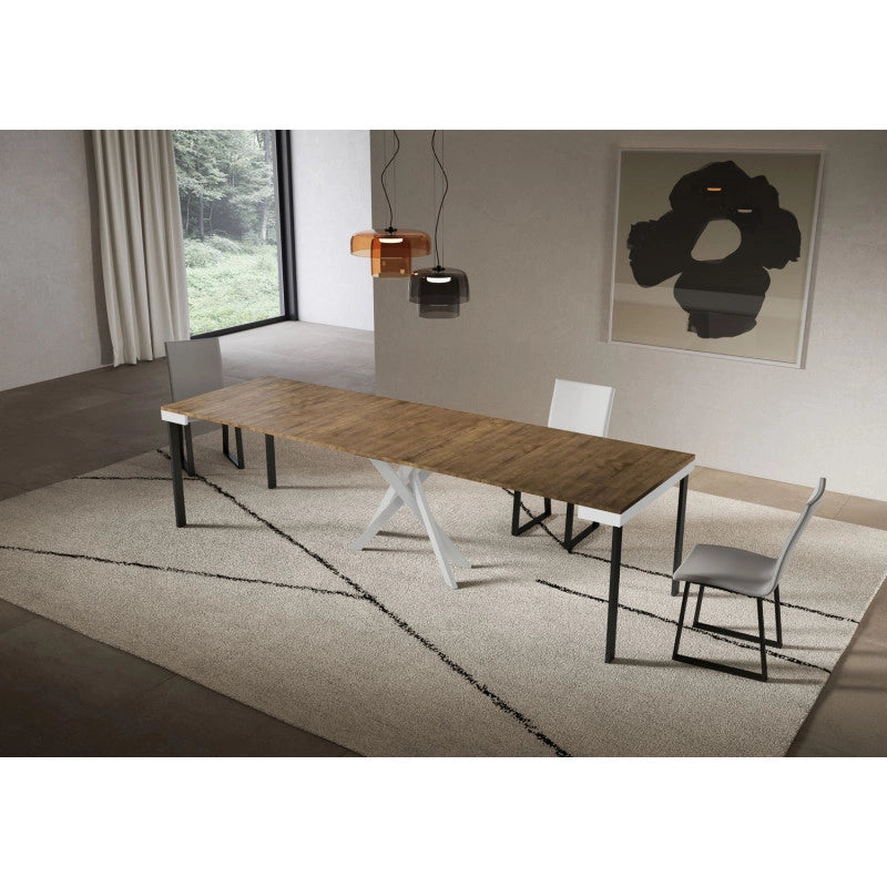 Consolle allungabile 90x40/300 cm Saki Evolution - Noce