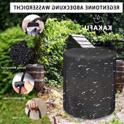 Tappeto impermeabile per piscina 420D Oxford, copertura totale per piccole vasche, resistente al vento e all'inverno, impermeabile, resistente alle intemperie e UV, dimensioni 80 x 80 x 120 cm