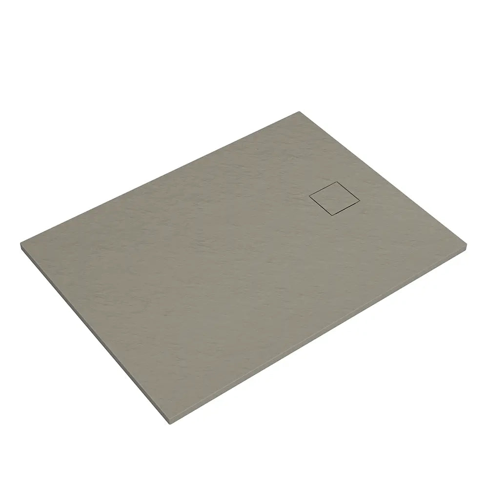 Piatto doccia 90x140 cm colore marrone effetto pietra | Samos