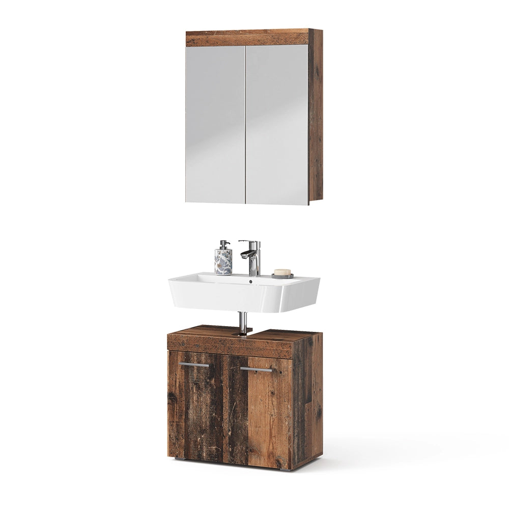 Vicco Set di mobili da bagno Oldstyle 2 parti