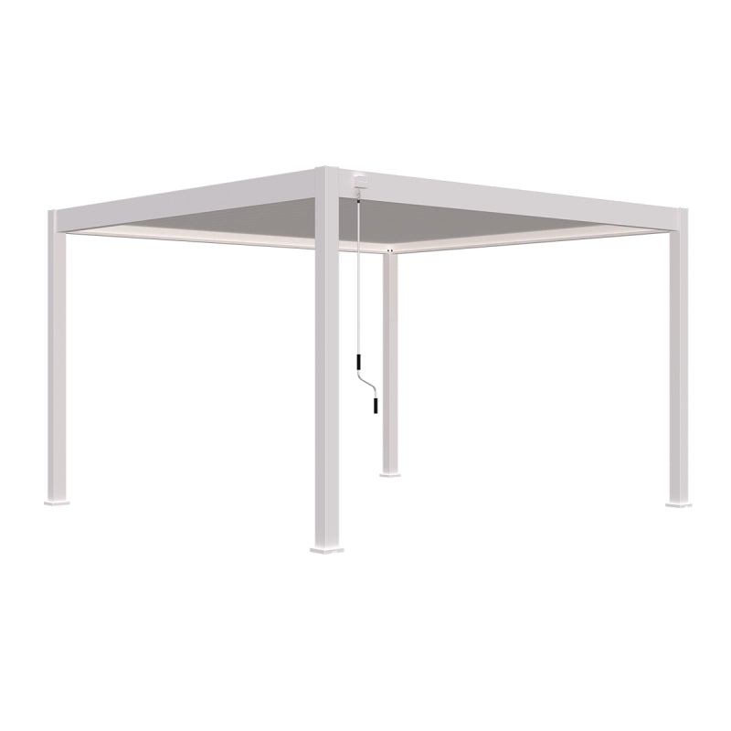 Pergola bioclimatica Ombréa VS autoportante 4x4M - Bianco