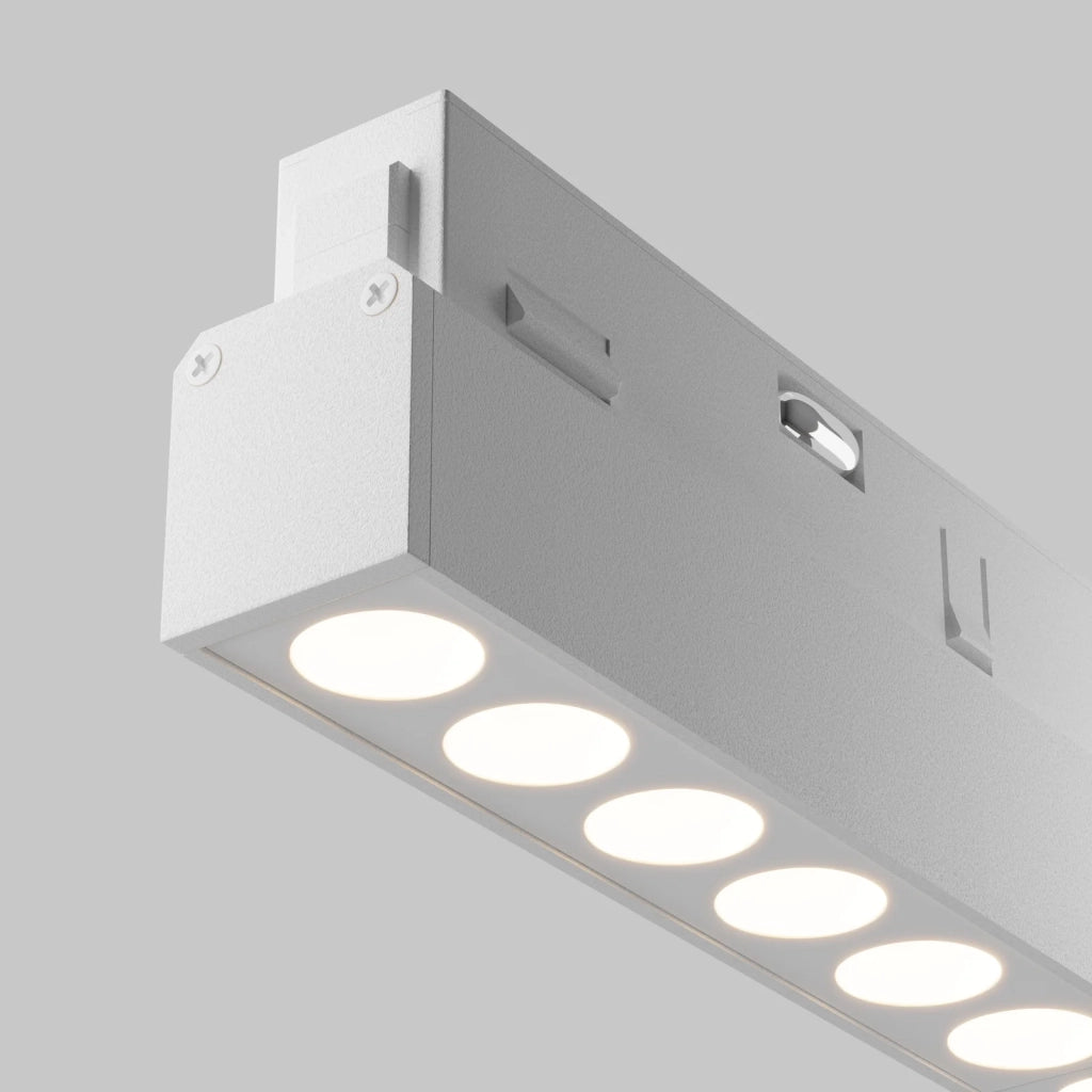 Maytoni Lampada a Binario Exility Points 1 luce LED integrato bianco alluminio