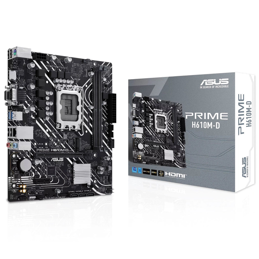 Asus prime h610m-d intel h610 lga 1700 micro atx - 90MB1G80-M0EAY0