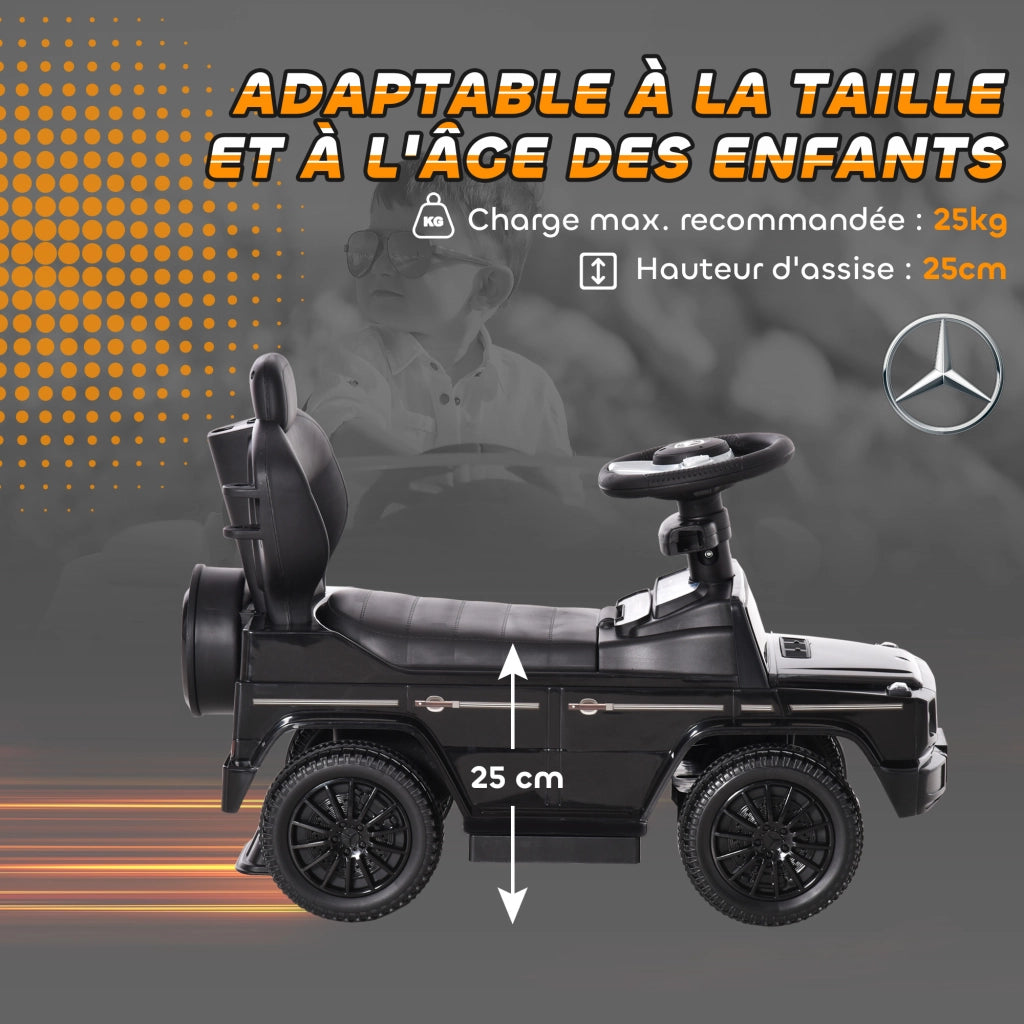 Cavalcabile Auto Bambini Multi-accessoriata ¨C Xylo ¨C Nero 12-36 Mesi