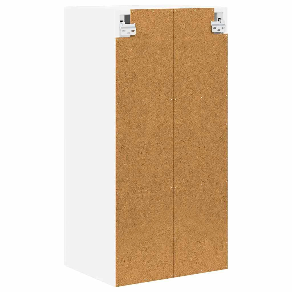 Set di 2 pensili da cucina moderni pratici per riporre oggetti 40 x 31 x 80 cm in legno composito bianco 02_0054005
