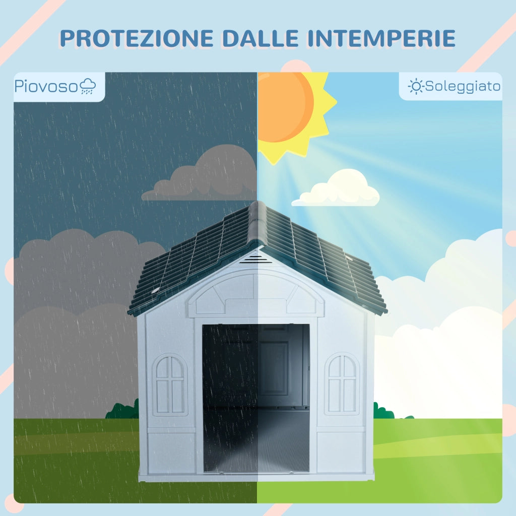 Cuccia per Cani ¨C zephmum ¨C Blu, PP Impermeabile, 65x75.7x63 cm