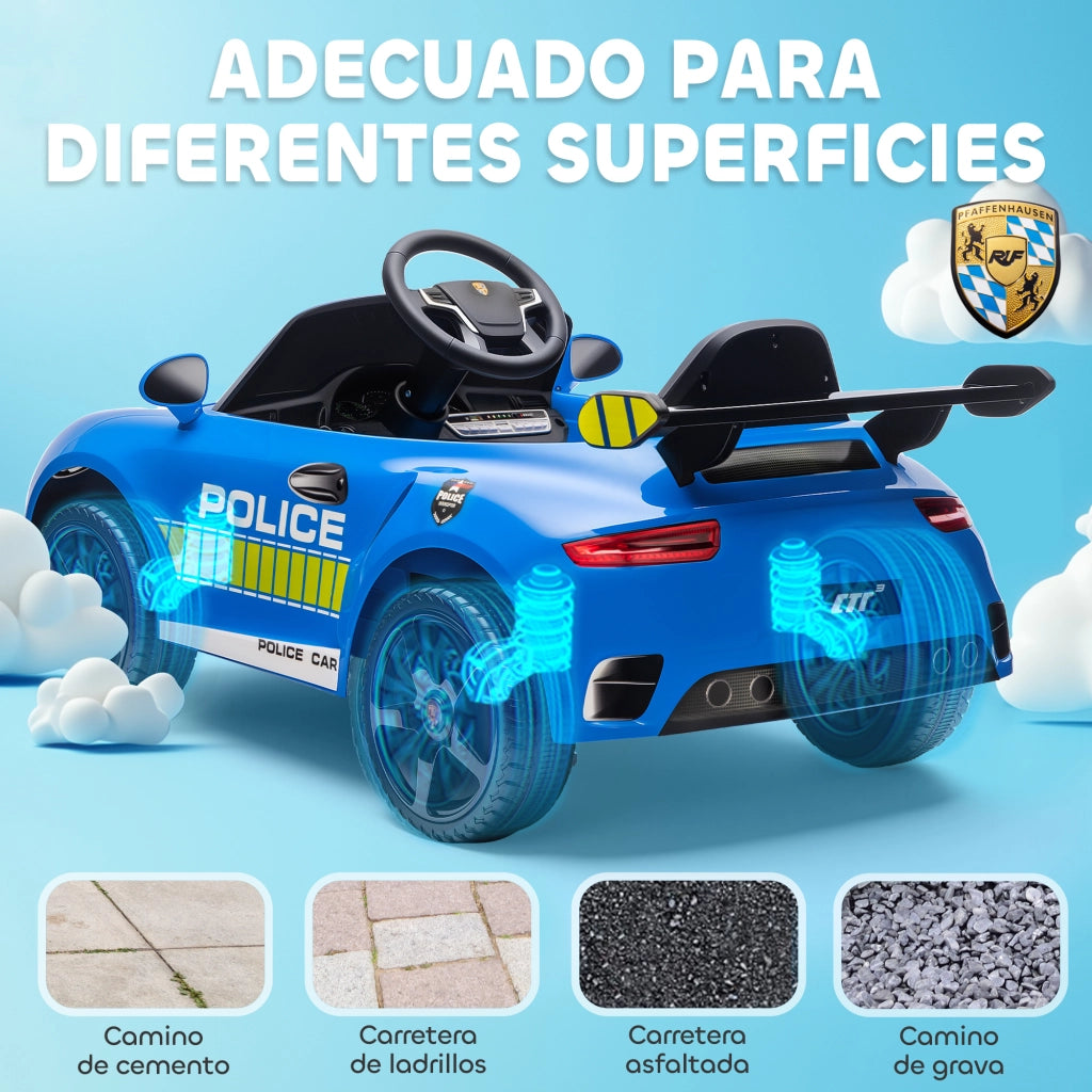 Coche Elettrico Bambini con Telecomando ¨C zephmum ¨C Blu