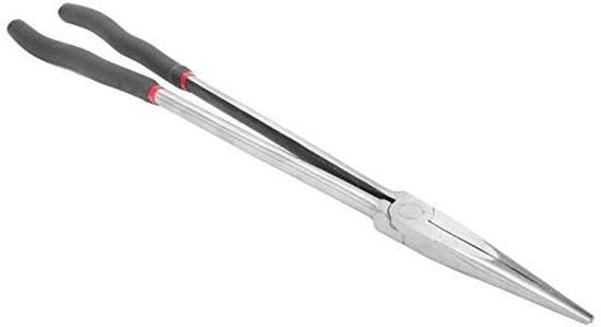 Puntataglio extra lungo da 400 mm / 16 pollici in acciaio per utensili + puntataglio con manico in plastica per manico lungo per riparazioni e uso artigianale
