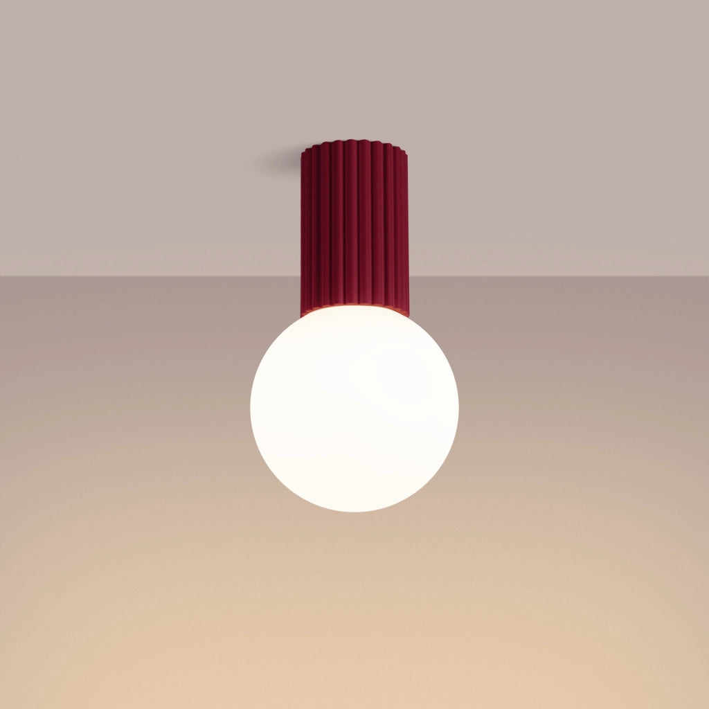 Lampada da soffitto HALO bordeaux IP44