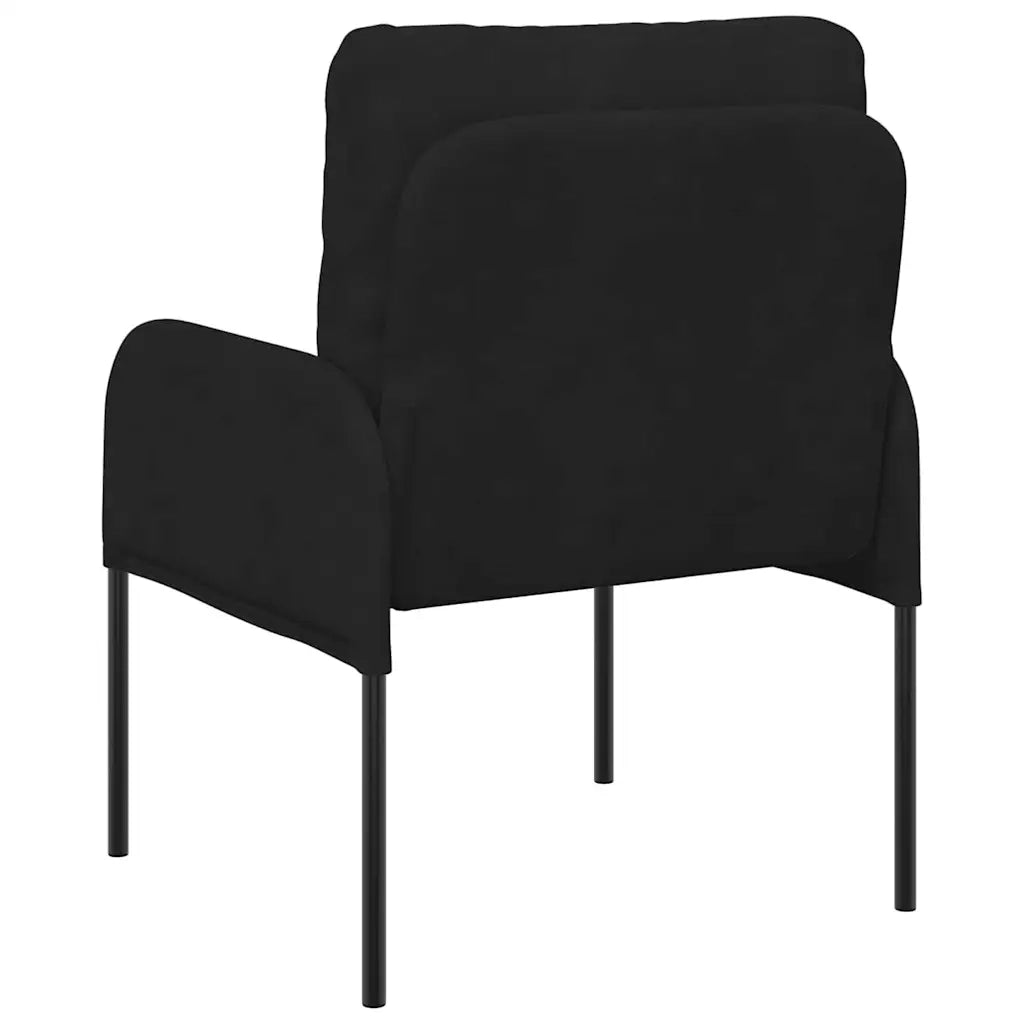 Divano | Divano da soggiorno | Sofa con cuscino 55cm Nero Legno compensato